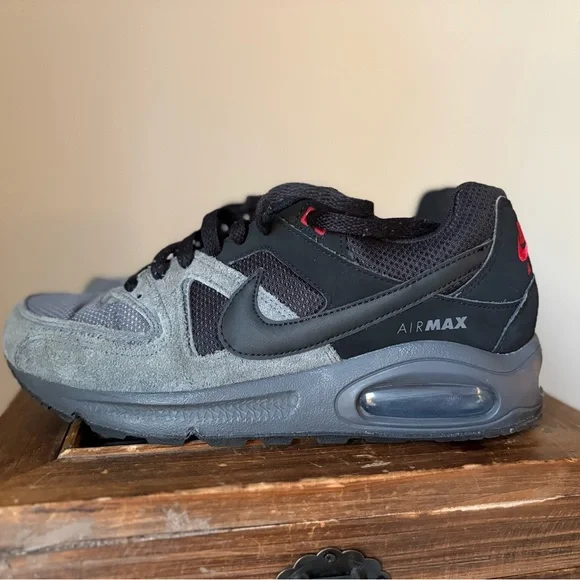 Nike Air Max Men's Black and Gray Sneakers - Picture 4 of 7